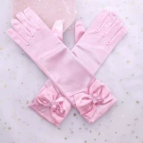 Детское платье, длинные перчатки для принцессы, «Холодное сердце», xэллоуин, косплей