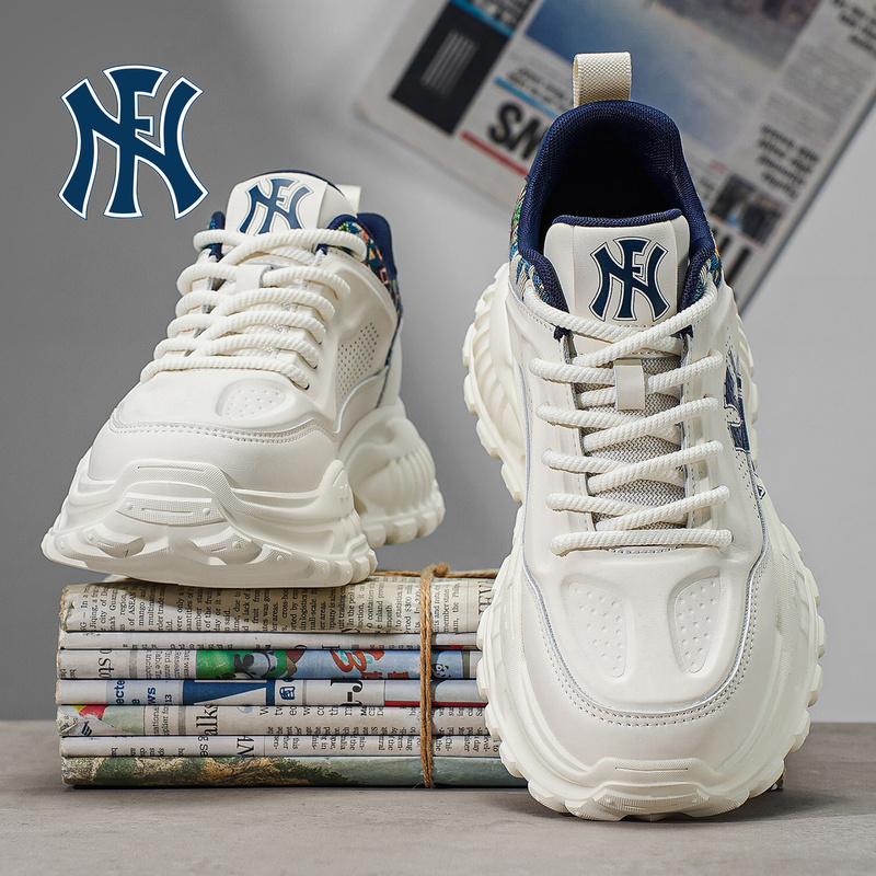 Fn Versatile Men's Shoes 2026 Spring and Summer New Sports Shoes Men's Thick-Soled White Shoes Non-Slip Soft-Soled Casual Dad Shoes