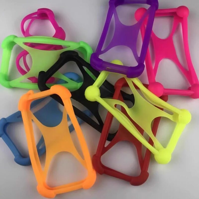 Suitable for Domestic Mobile Phones, Universal Silicone Anti-Drop Phone Case, Universal Frame Elastic Anti-Drop Gadget with Stretchable Feature
