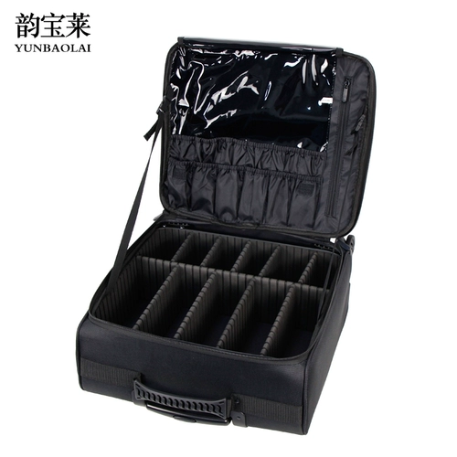 Чемодан, универсальная вместительная и большая сумка через плечо для маникюра