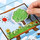 全脑开发贴纸书2-3-4-5-6岁宝宝卡通贴贴画动手动脑益智游戏早教
