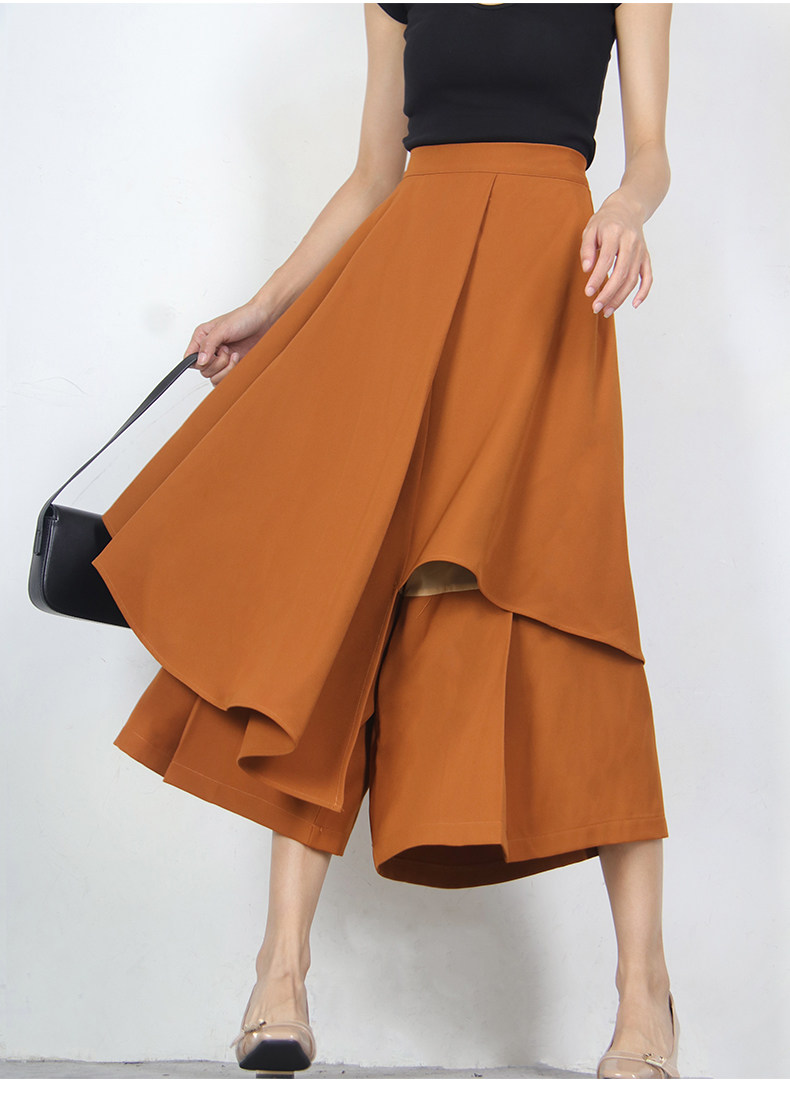 Women's Mid-Length Layered Ruffle Irregular Skirt 3