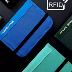 ID 카드 가방 안티 도난 여권 클립 여행 에어 티켓 남성과 여성은 여권 가방 가방 다기능 RFID를 보관하기 위해 해외로갑니다.