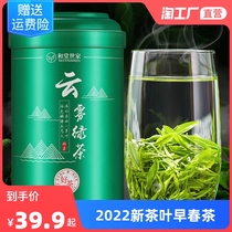 2022 New Tea Leaves Early Spring Tea Green Tea Green Tea Day Photos Plentiful alpine Cloud mist Dense Incense Style Gift Box Bulk Mountain Mountain