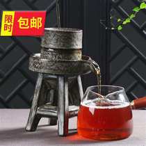 New Ceramic Kung Fu Tea 2 Boutique Tea Leaking Rack Tea Tea Accessories Tea Duct Tea Septa Tea Strainer Coarse Pottery Automatic