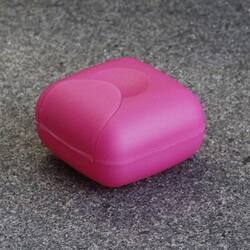 Plastic Travel Soap Box with Lock, Mini Portable Soap Box, Creative Sealed Soap Box with Lid, Waterproof with Lid