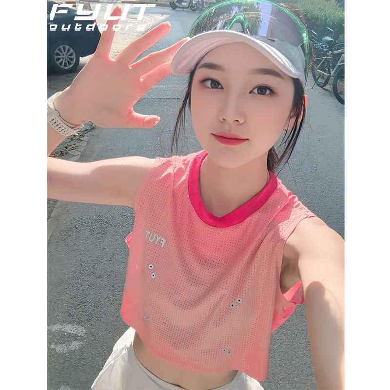 Fyut Outdoor Running Quick-Drying Vest Sweat-Wicking Breathable Sleeveless 2026 Spring and Summer New Women's Marathon Sports Top