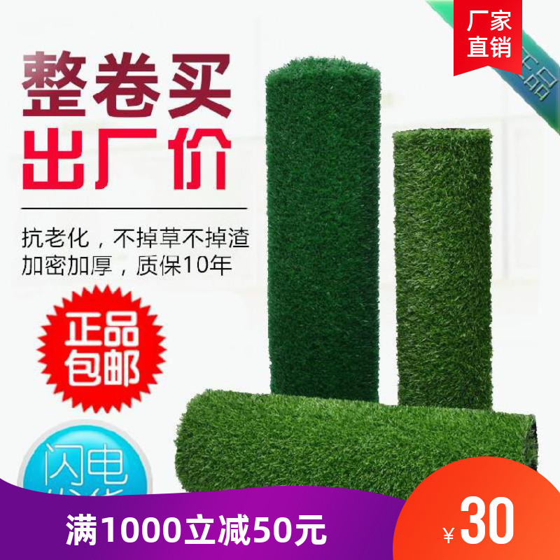 Plastic Grass Mat Square Lawn Lawn Rug Indoor Anti-Real Grass Roof Artificial Grass Fake Grass Wall Landscaped Lawn Works