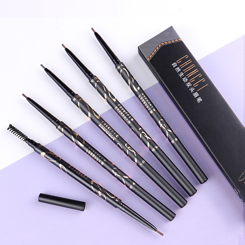 Card its net red fine head eyebrow slim woman waterproof perspiration without falling color lasting natural beginners fine refill color