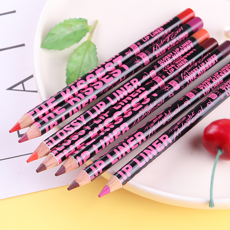 Lip liner lip liner female long-lasting non-fading waterproof modified lip hook line nude color beginner painting lipstick mouth corner pen