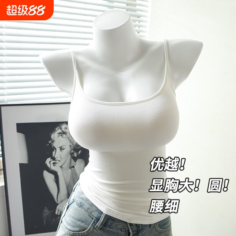 春夏向けコミックストリップ柄ブラジャー。パッド入り胸部ベスト付き。小胸の方にも大胸の方にも適しており、重ね着やアウターの着用にも最適です。