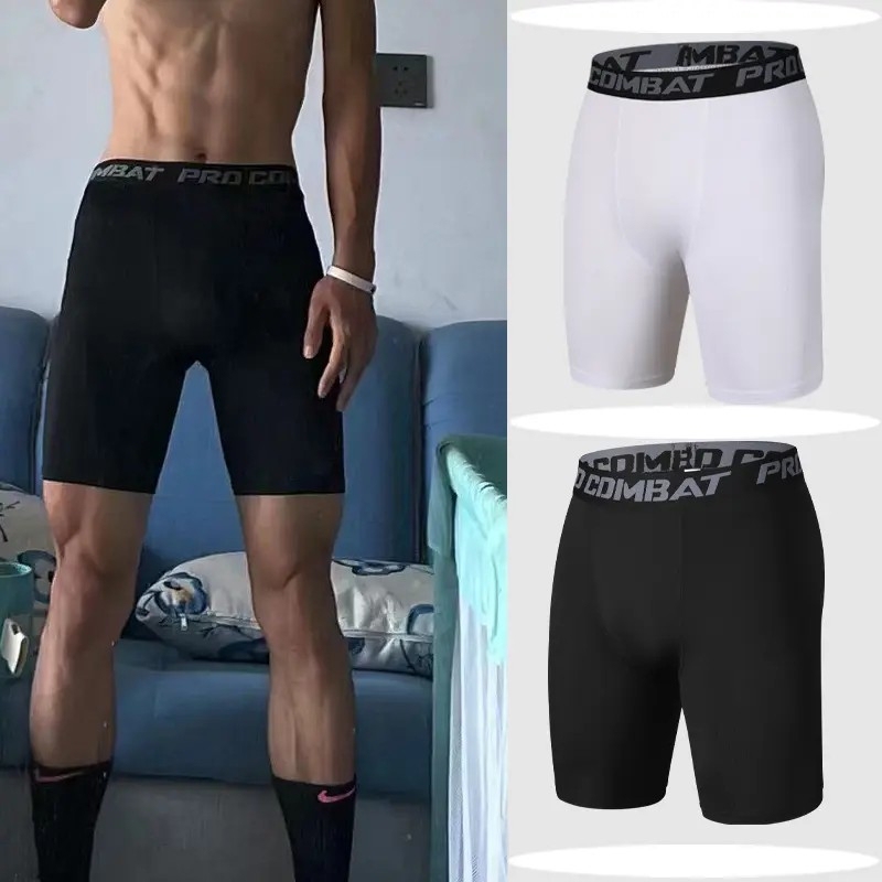 Running Leggings, Basketball Tight Shorts, Men's Soccer Training Fitness American-Style Sports Inner Shorts, Quick-Dry Running Leggings, Basketball Tight Shorts, Men's Soccer Training Fitness American-Style Sports Inner Shorts, Quick-Dry