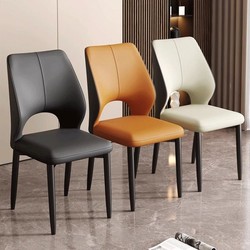2025 Hotel Negotiation Italian Accessible Luxury Dining Chair For Home Backrest Chair New arrival Fancy Chair Dining Table Chair Mahjong Chair