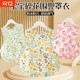 Coverall children's pure cotton baby eating bib apron girls' waterproof and anti-dirty autumn and winter sleeveless baby reverse dressing