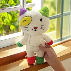 Little Monster Doll Big Ears Tu Tu Little Monster Cat Stuffed Toy Doll Pillow Children's Day Gift
