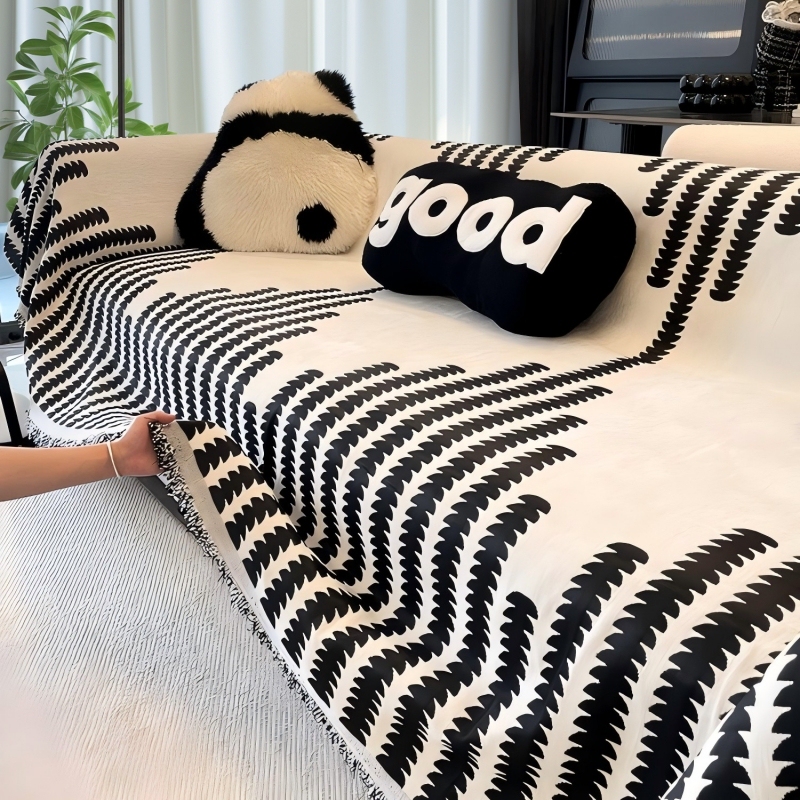 Sofa Cover Cloth Chenille 2025 New Thickened Four-Season Sofa Blanket Cushion Cover High-End Non-Slip Living Room