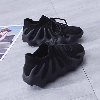 Couple shock absorbing coconut shoes for women 2025 spring and summer fitness breathable thin octopus jump rope running sports shoes for women