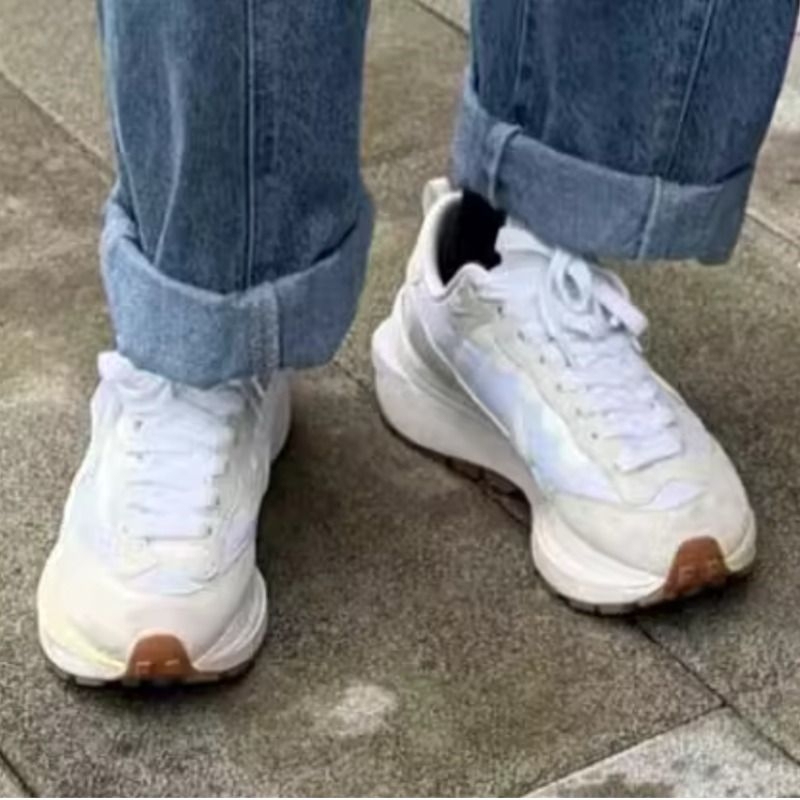 Sacai X Vaporwaffle Joint Deconstructed Black, White, Gray, and Red Running Shoes for Men and Women Cv1363-001-100