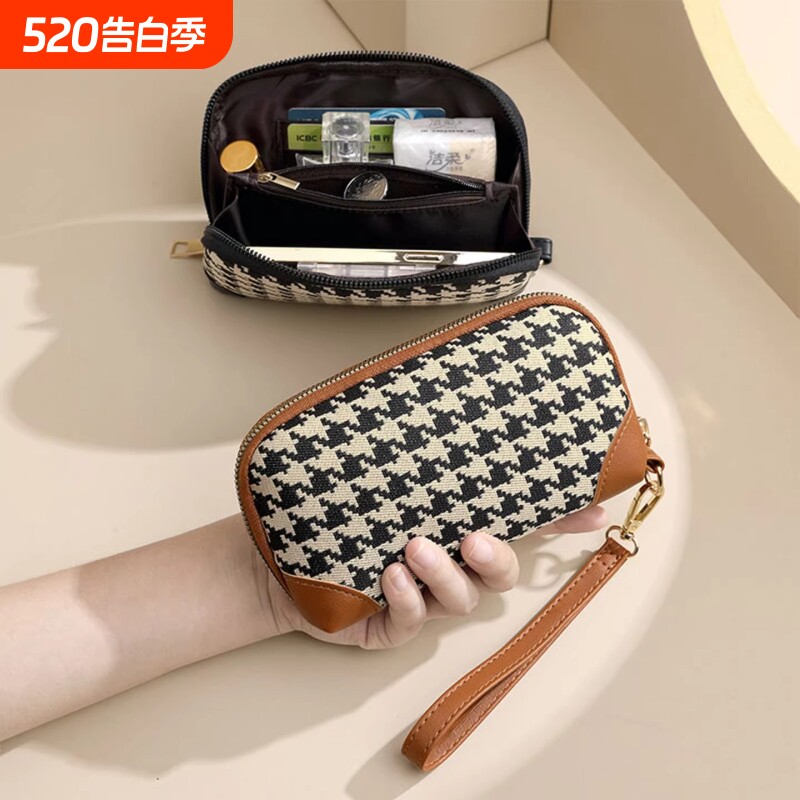 Высококачественный клатч sense of houndstooth, мобильный телефон, новый кошелек, высококачественный клатч, модный темперамент, большая емкость