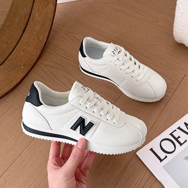 New Balance Forrest Gump Shoes for Men and Women, Couple Style, Spring and Autumn Model 212, White Sports Shoes, Versatile, Lightweight, Casual Running Shoes