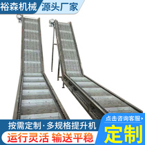 Customized stainless steel chain plate lifter peanut soybean cooling lifting up material machine stainless steel bezel lifter