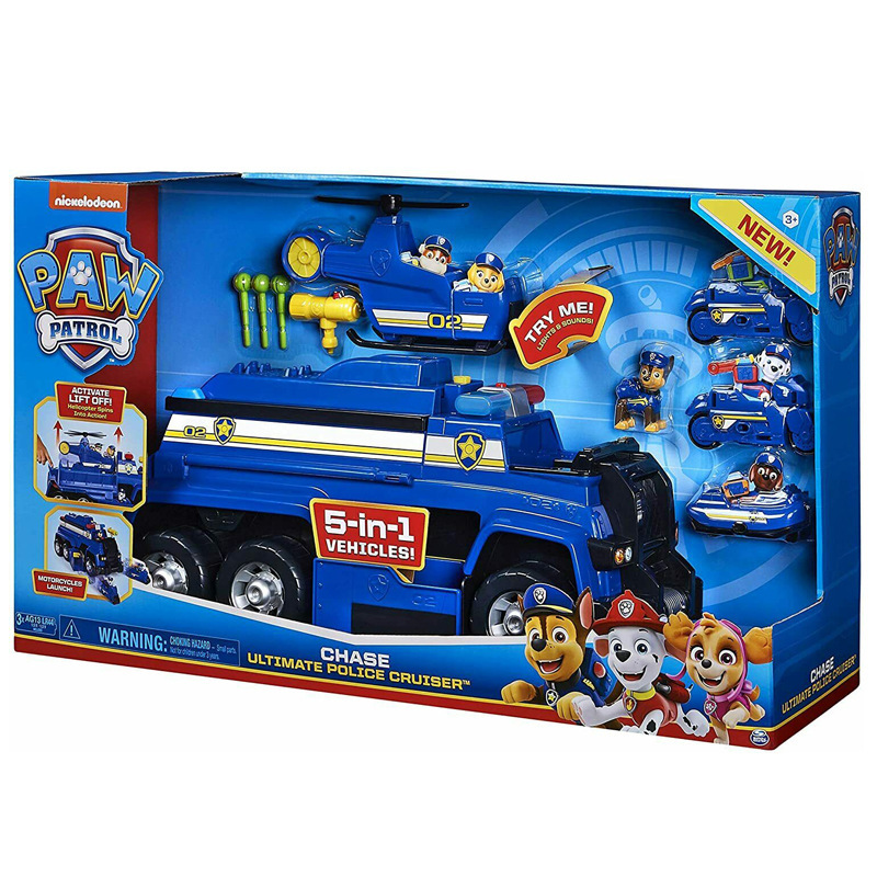 Authentic Paw Patrol Ultimate Chase Big Police Car Paw Patrol Toy Set Dog Patrol Car Toy