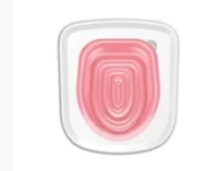 Приседание розового набора внутреннего кольца можно использовать в круговой