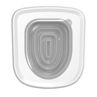 Внутреннее кольцо серого набора ямы приседа можно использовать в цикле