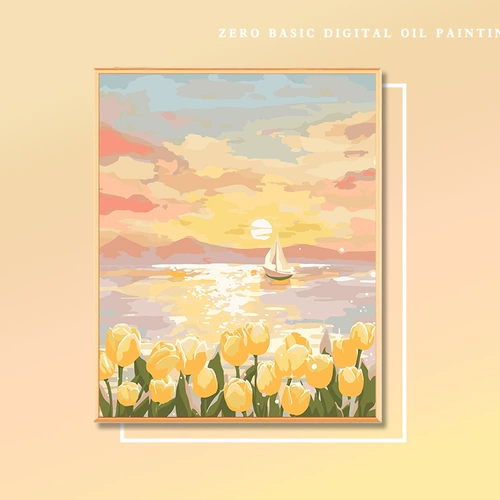 Цифровой акрил для рисования, масляная краска, «сделай сам», ручная роспись