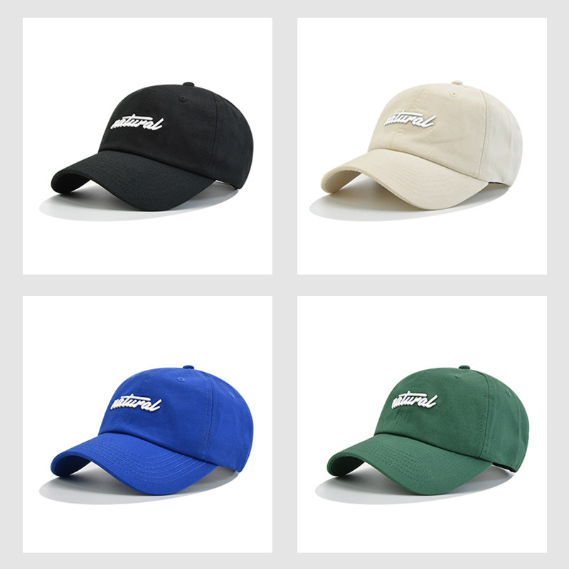 Soft top peaked cap men and women niche tide brand baseball hat ins trend Korean version of the wild summer comfortable casual hat