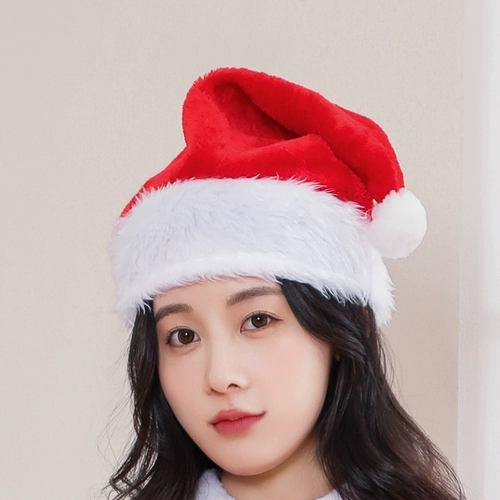Рождественский атмосферный красный аксессуар для волос для детей и взрослых, шапка для пожилых людей, наряжаться
