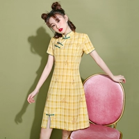 Ципао, летняя одежда, легкое платье, 2021 года, подходит для подростков, китайский стиль