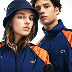 Куртка lacoste法国鳄鱼情侣装男女同款秋冬休闲时尚撞色夹克外套|bh3267