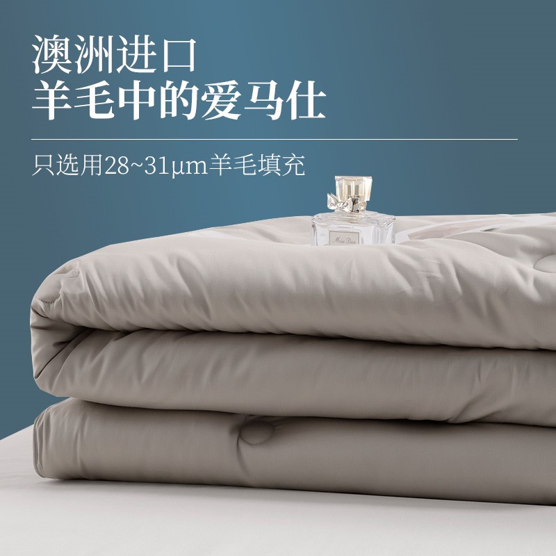 Australia 100 pure wool quilt imported cashmere quilt core thickened winter warm double anti-drilling wool winter quilt 7 catties