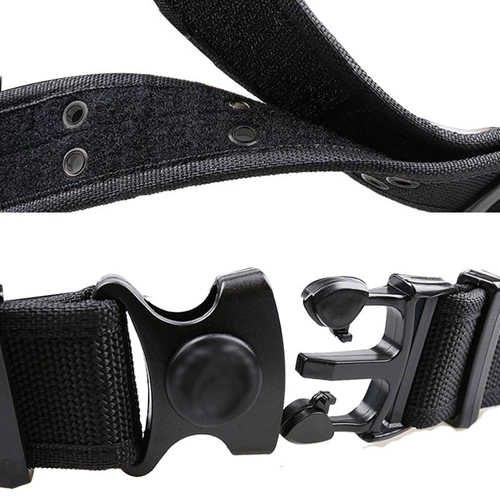Универсальный черный нейлоновый плетеный дорожный ремень для тренировок