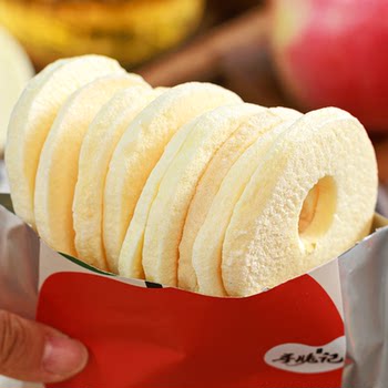 So Delicious! Xun Cui Ji Fd Freeze-Dried Apple Rings, Apple Crisps, Dried Fruit, Office Snacks, 25g