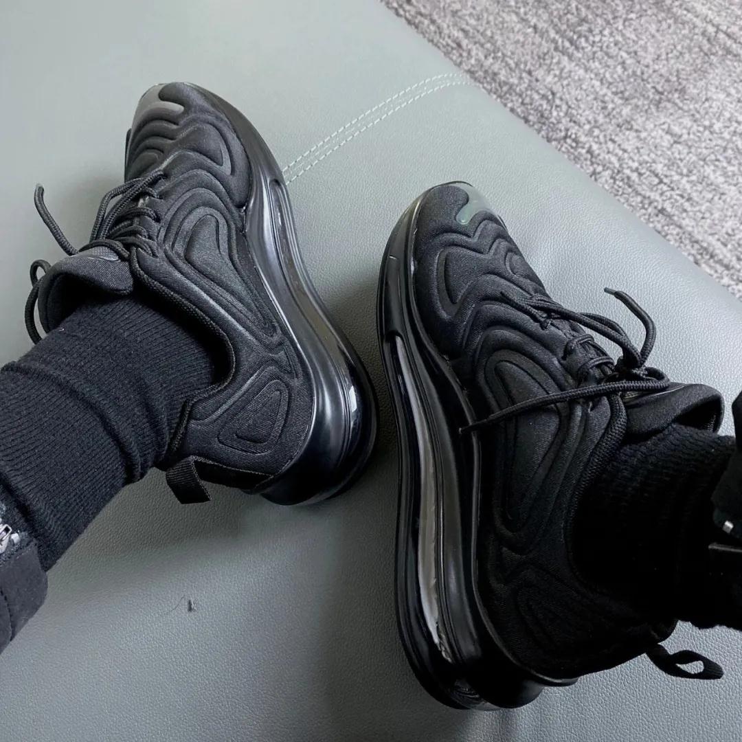 Light weight type full palm air cushion four sides Vamp Splicing Laces Casual Mesh mesh Sport Running casual Shoe Men