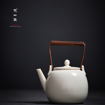 Van Mountain Hall Sochi Glazed Pottery Pot Sour Branches Wood Tiliang Direct Current Pottery Pot Electric Pottery Stove Cooking Teapot Cooking Kettle Suit