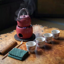 Jingdezhen Fanshan Hall Ping An Heinewan Tea Boiling Tea Boiling Water Pot Suit Kongfu Tea With Alcoholic Tea Stove Cooking Teapot