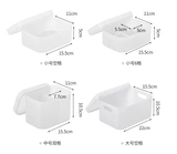 Muji, косметическая коробка для хранения, матовая прозрачная пластиковая настольная маска для лица