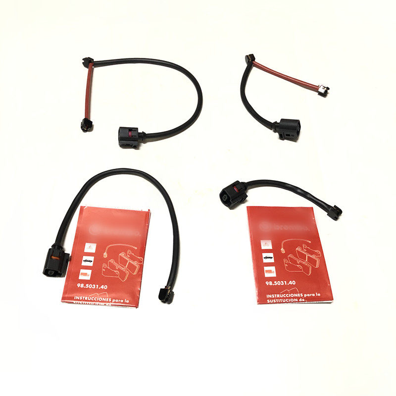 Тормоз будильник шнур 适配奥迪q7大众途锐卡宴 玛卡 前后刹车感应线刹车片报警线刹车线