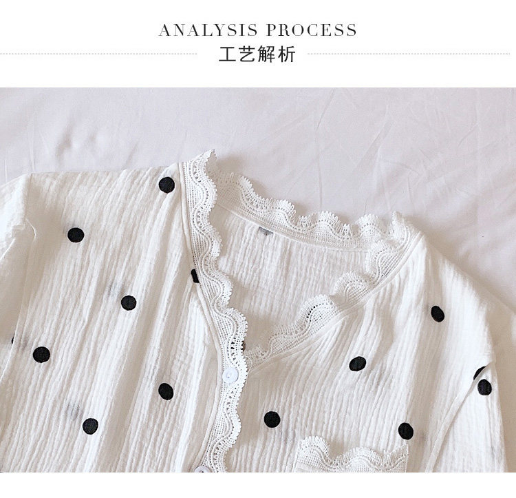 月子服春秋冬季纯棉纱布薄款夏天12月份1产后2哺乳怀孕期孕妇睡衣详情2