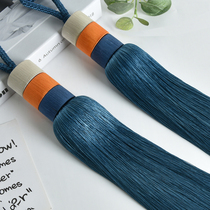 Eurostyle curtains hanging balls tied with ball straps tied rope home living room curtains decorative hanging ears flow SuNordic light and luxurious k-41