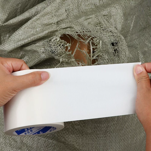 Нейлоновая лента Сильная фиксированная фиксированная пополнение карманных тонн Тонны Связывание Связанное соединение Фиксированное ремонт белый тканый пакет специальная пластырь водонепроницаем