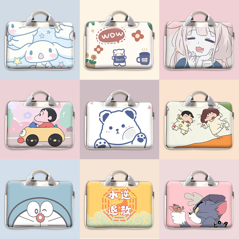 Computer bag Hand applicable Lenovo Apple Huawei matebook14 delighator y7000 Games Bench 15 6 inches Dell Huo Shuo 14 men and women 13 3 inclined satchel 16 liner