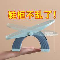 Provincial space containing shoe rack Double shoe shelves Divine Instrumental Shoes Cabinet Stratified Division of shoes Slippers Shelve