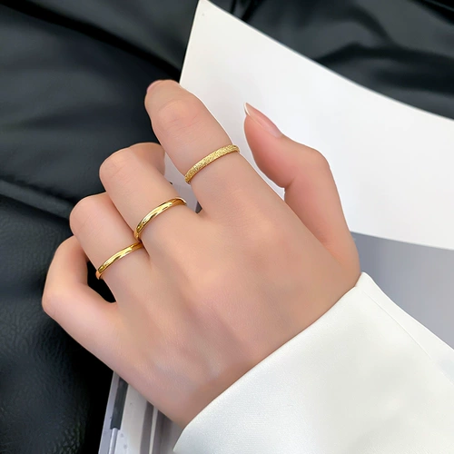 Tide, небольшое дизайнерское модное кольцо, на указательный палец, легкий роскошный стиль, популярно в интернете