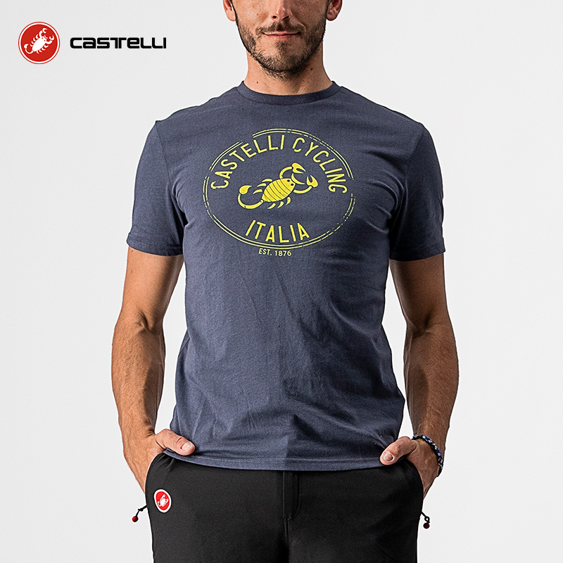 Scorpion castelli male summer style mountaineering car road leisure riding T-shirt cotton polyester fiber Sport 4516065
