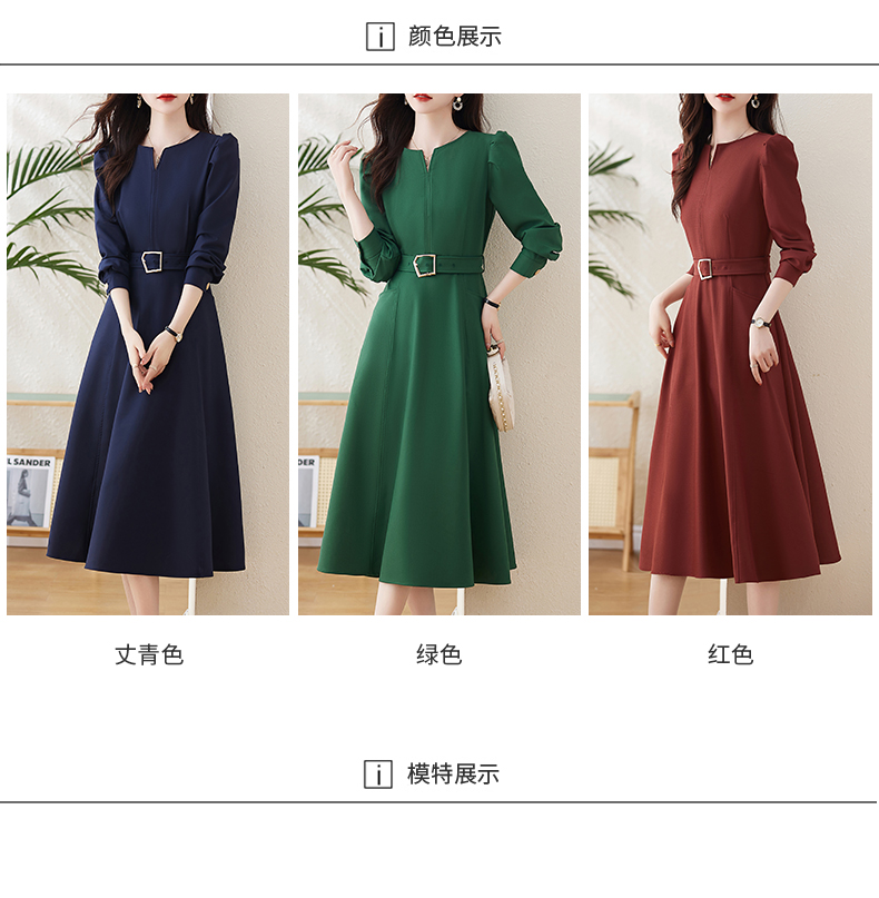 E3458 1680K VÁY ĐẦM LIỀN THÂN NỮ TEMTDEI DÀI TAY MÙA XUÂN THU ĐÔNG THỜI TRANG NỮ G05 SẢN PHẨM MỚI