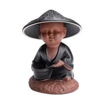 Creative little monk filter tea table tea play tea pet small ornaments boutique can support the family Kung Fu tea tea leak